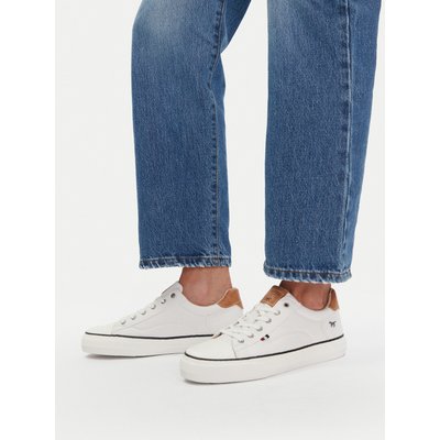 Sneakers aus Stoff Mustang 1272-307 Weiß