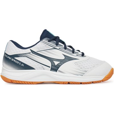 Hallenschuhe Mizuno Cyclone Speed 5 JR V1GD251157 Weiß