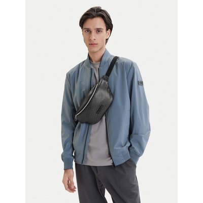 Gürteltasche Calvin Klein Emblem Aop Coated Waistbag LV04D3135G Schwarz