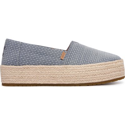 Espadrilles Toms Valencia 10023063 Hellblau