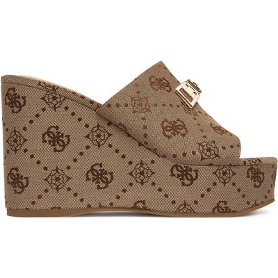 Pantoletten Guess FLJEVZ FAL04 Hellbeige