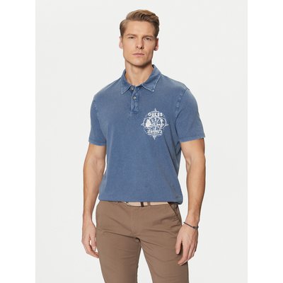 Guess Poloshirt M5RP10 KCMY0 Dunkelblau Regular Fit