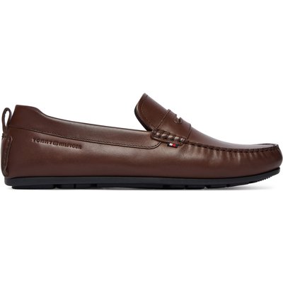 Mokassins Tommy Hilfiger Core Hilfiger Leather Driver FM0FM05790 Braun