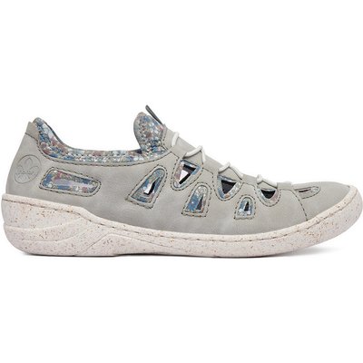 Halbschuhe Rieker CEO-54551-41 Grau