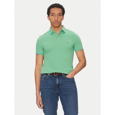 Tommy Hilfiger Poloshirt 1985 MW0MW17771 Grün Slim Fit