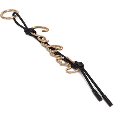 Schlüsselanhänger Calvin Klein Knotted Script Hw Bag Charm LV04F1193G Schwarz