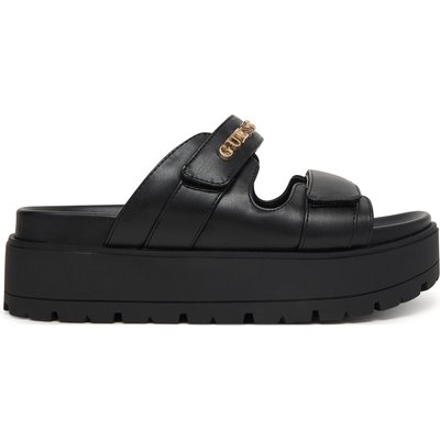 Pantoletten Guess FLJFAX ELE03 Schwarz
