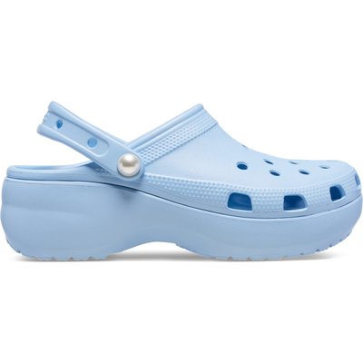 Pantoletten Crocs Classic Platform Pearl Clog 211231 Blau