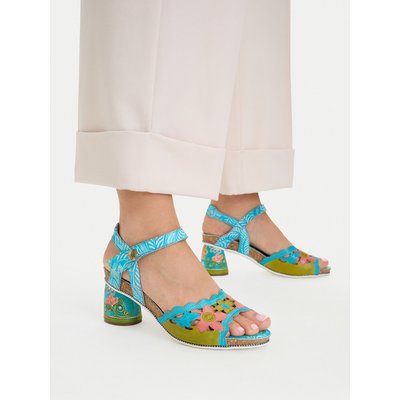 Sandalen Laura Vita Framboiseo 34 Türkisfarben