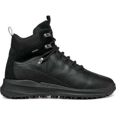 Schnürstiefeletten Geox D Pg1X B Abx D46VRB 08522 C9999 Schwarz