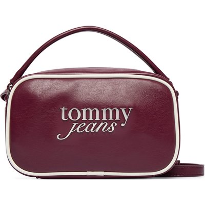 Handtasche Tommy Jeans Tjw Bold Script Camera Bag AW0AW19053 Dunkelrot