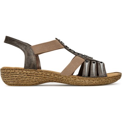 Sandalen Rieker 65861-45 Grau