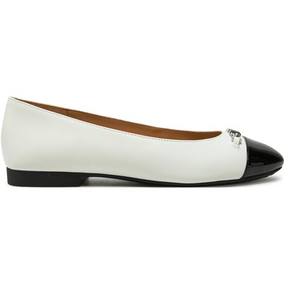 Ballerinas MICHAEL Michael Kors Rebecca Flex Ballet 40F4RBFP1L Weiß