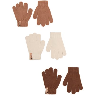 Set Handschuhe Beverly Hills Polo Club CEO-ACCCS-BHPC-03(3-PACK) Hellbraun