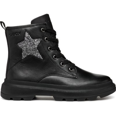 Stiefel Geox J Kiddartah Girl J46MGA 085EW C9244 S Schwarz