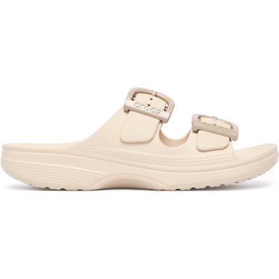 Pantoletten Crocs Saturday Enamel 212867 Beige