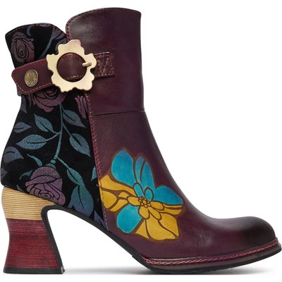 Stiefeletten Laura Vita Eleao 002 Dunkelrot