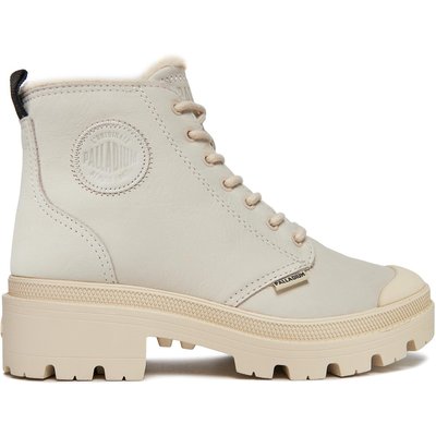 Schnürstiefeletten Palladium Pallabase Nbk Zip Wl 98867-197-M Weiß