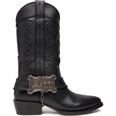 Cowboystiefel Naked Wolfe THE OUTLAW BOOT Schwarz
