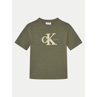 Calvin Klein Jeans T-Shirt IB0IB02361 Grün Regular Fit
