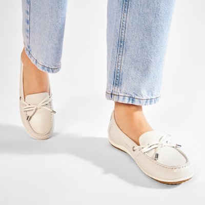 Mokassins Geox D Vega Moc B D92DNB 043BC C1002 Weiß