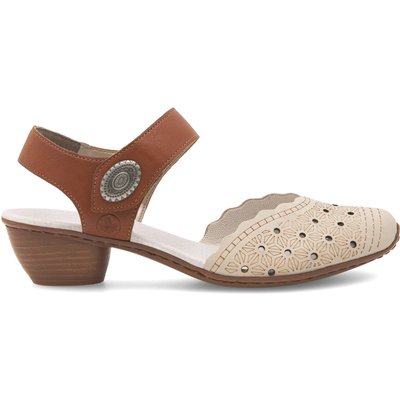 Sandalen Rieker 43703-60 Beige