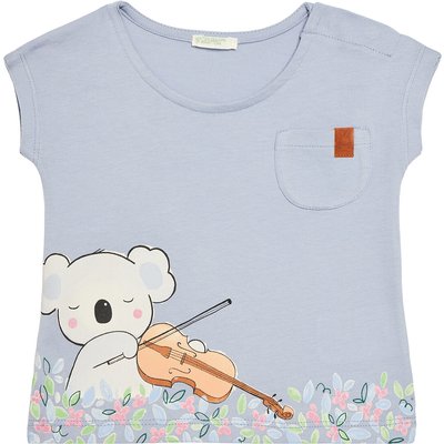 United Colors Of Benetton T-Shirt 3I1XA105X Blau Boxy Fit
