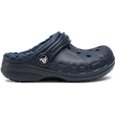 Pantoletten Crocs Baya Lined Clog K 207500-463 Dunkelblau