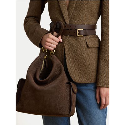 Handtasche LAUREN RALPH LAUREN 431P18458003 Dunkelbraun