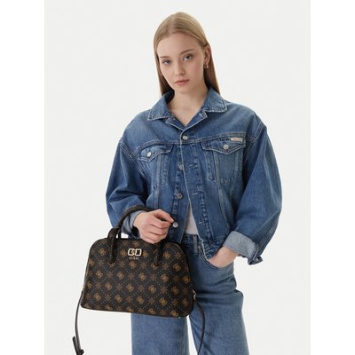 Handtasche Guess Emelie Logo HWGP99 28060 Braun