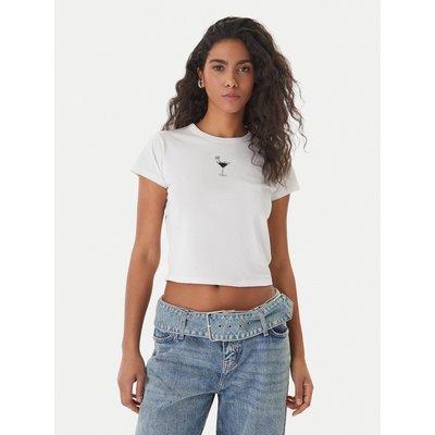 HUGO T-Shirt Dichroma_B 50560769 Weiß Slim Fit