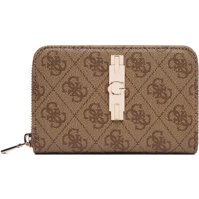 Geldbörse Guess Yvonne Logo Slg SWSG23 78140 Dunkelbeige