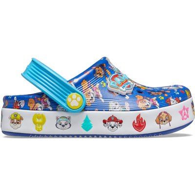 Pantoletten Crocs Paw Patrol Off Court Clg T 208853 Blau