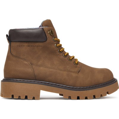 Schnürschuhe Tommy Hilfiger T3X5-35280-0296A694 S Braun