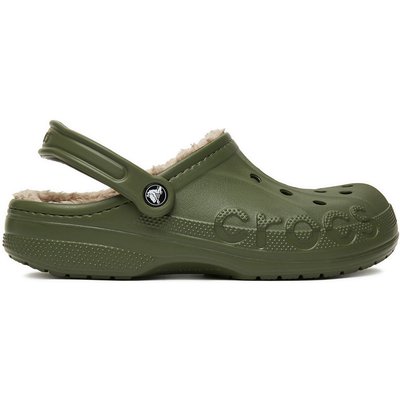 Pantoletten Crocs C-BAYA LINED CLOG 205969-3TC Grün
