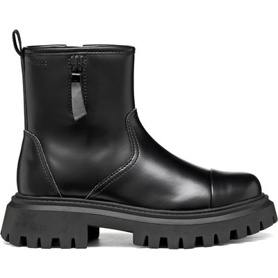 Stiefeletten Geox J Maquinnens Girl J66M6B 000CN C9999 M Schwarz