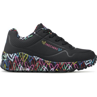 Sneakers Skechers Uno Lite Lovely Luv 314976L/BKMT Schwarz