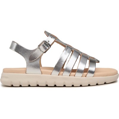 Sandalen Geox J Sandal Soleima Gir J35GSB 000CF C1007 S Silberfarben