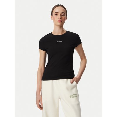 Guess T-Shirt V6YI01 K4258 Schwarz Slim Fit