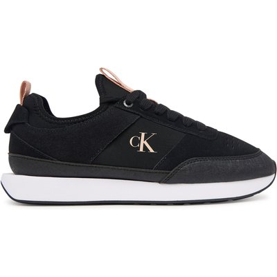 Sneakers Calvin Klein Retro Runner Sock Laceup Neo Mix HW0HW03250 Schwarz