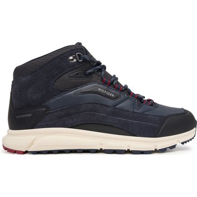 Sneakers Tommy Hilfiger Hilfiger Wp Mix Chukka Runner FM0FM06022 Dunkelblau