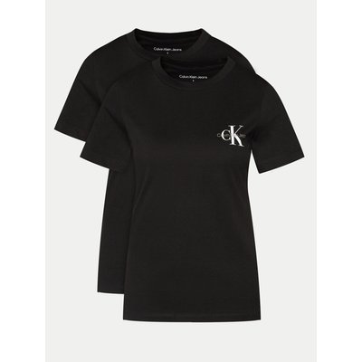 Calvin Klein Jeans T-Shirt-Set J20J219734 Schwarz Slim Fit