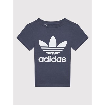 adidas T-Shirt Trefoil HC9601 Dunkelblau Regular Fit