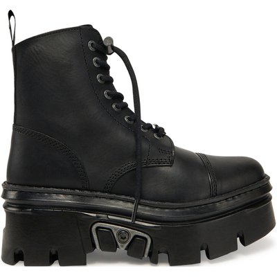 Schnürstiefel NEW ROCK M-WALL083CCT-S11 Schwarz