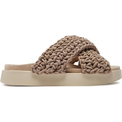 Pantoletten Inuikii Woven 70104-105 Braun