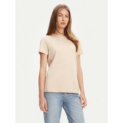 Guess T-Shirt V3BI11 J1314 Beige Regular Fit