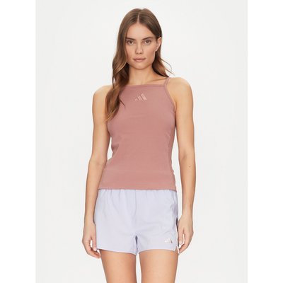 adidas Top ALL SZN Rib JJ1222 Rosa Slim Fit
