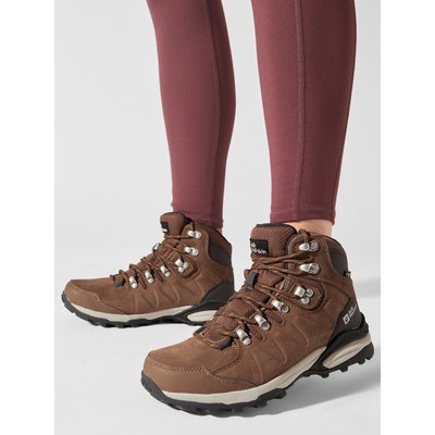 Trekkingschuhe Jack Wolfskin Refugio Texapore Mid W 4050871 Braun