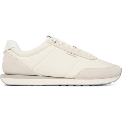 Sneakers Calvin Klein Retro Runner Ripstop Aop Ny HM0HM02140 Écru