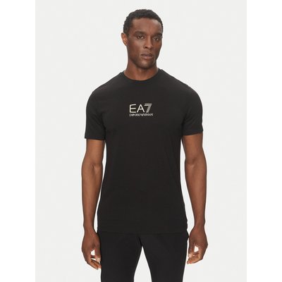 EA7 Emporio Armani T-Shirt 7M000301 AF13739 UC001 Schwarz Slim Fit
